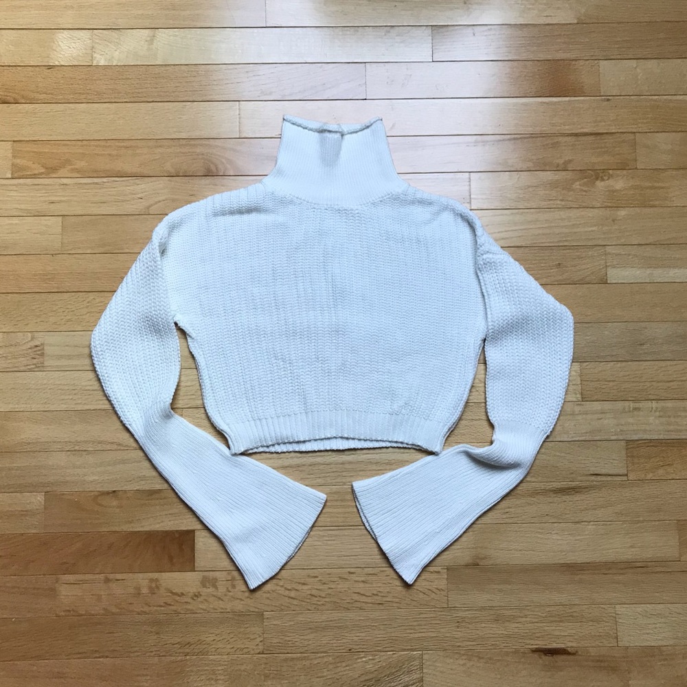 American Apparel Fisherman Bell Sleeve Sweater